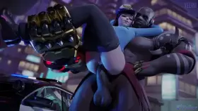 Officer D.va takes a bride (yeero, Volkor) [Overwatch]