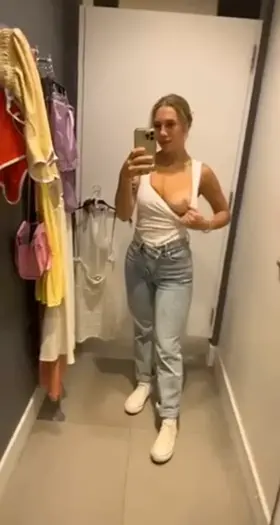 Bend your fuckdoll over in the changing room?