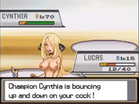Cynthia dominating the match