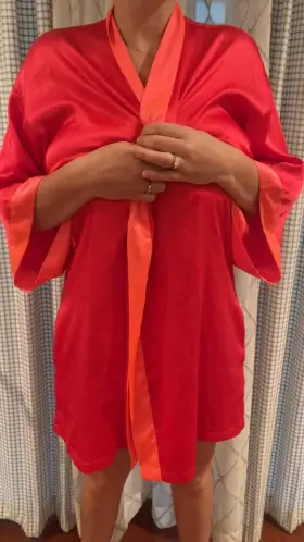 Did my robe do a good job of hiding my big titties?