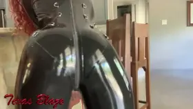 I hope you enjoy my ass in shiny latex