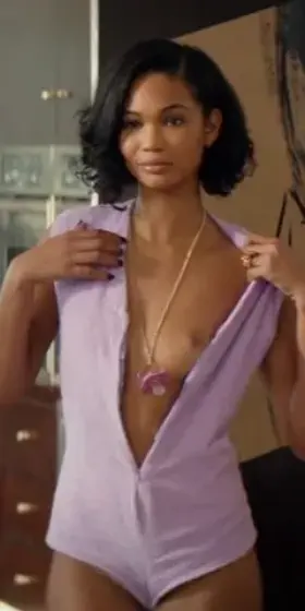 Chanel Iman stripping in Dope