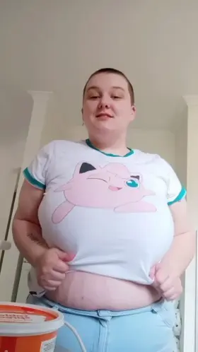 I dropped the puff and just became Jiggly