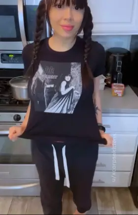 I’ve never been titty fucked before. Do you wanna be my first?