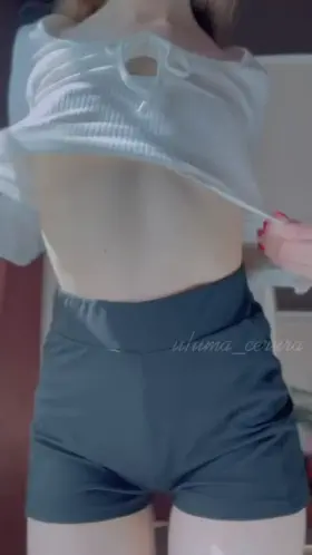 I hope you like my extra small tits