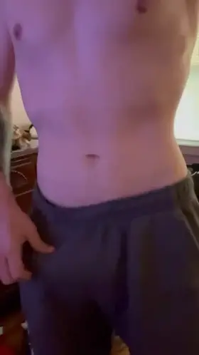 Rock hard and hanging low. 28 bi dms always open