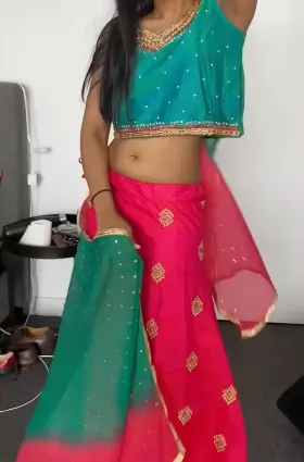 I felt so bad doing this after going to a family event in my Indian clothes [f] 🤭
