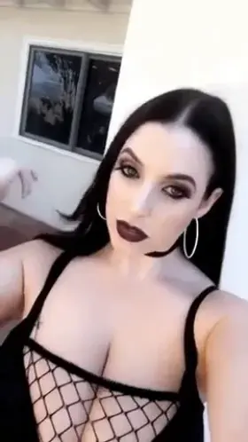 Big tittied goth girl
