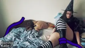 Just getting taken by tentacle monsters. Normal dick girl stuff.