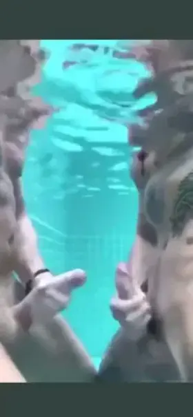 Underwater fun with the bro