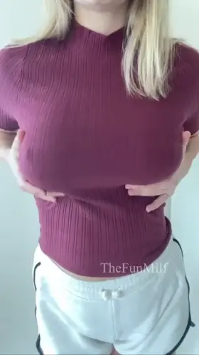 Should probably wear a bra to work next time!