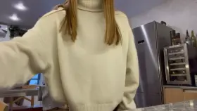 I just want to show you something under my sweater 🥰😈