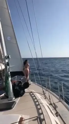 Bella Donna on the open ocean (I mean... this could be public and risky, right?)