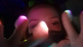 I gave a topless lightshow and blowjob at a festival while rolling :)
