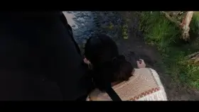 Cleaning up after I made my boyfriend cum hard 💦