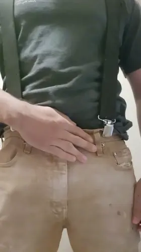 Dirty from building all day, hope you dont mind