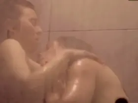 Kelsey Gillis & Sarah Timm shower sex scene in 