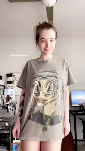 Tried the magic jump again :P should my panties come off next time? 😇