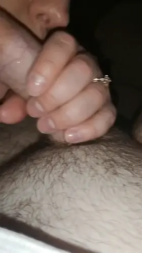 She came home and immediately got down on her knees