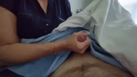 Made him cum so hard it almost hit the camera!