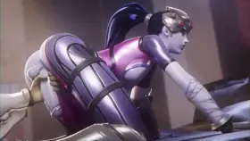 Futa Widowmaker Getting A Handjob (Fjaye) [Overwatch]