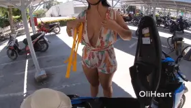 Would you be ok if I change my top right in front of you?