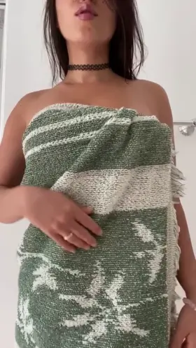 Whoops.. dropped my towel ;)