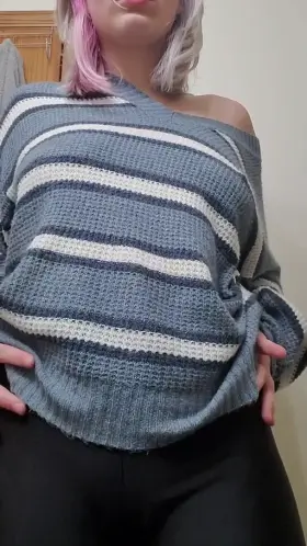 This sweater is almost as soft as my boobs 😋 [OC]