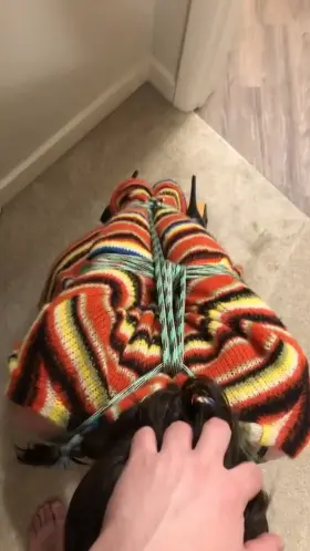 Welding the elbows together does wonders for a slut's gag reflex