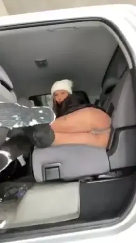 Slutty in the outdoors!