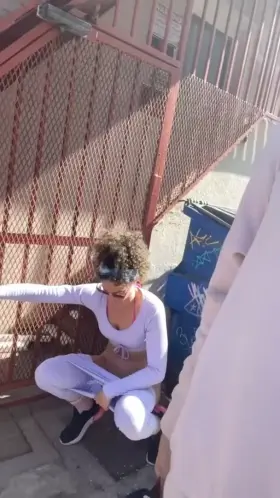 Nothing like a fine piss in an alley way to get your day started! [F] MILF