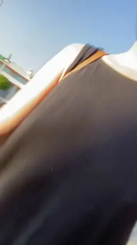 Got caught flashing by a car driving by