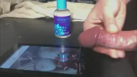 Blowing a big creamy load