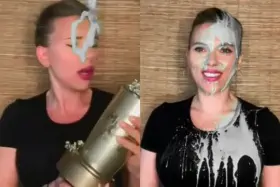 I could have unloaded all the cum Scarlett Johansson made me built up for her ever since my puberty all over her face, just like this.