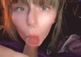 I’m daddy’s little cum slut, I love sucking him off 💕🖤🥺