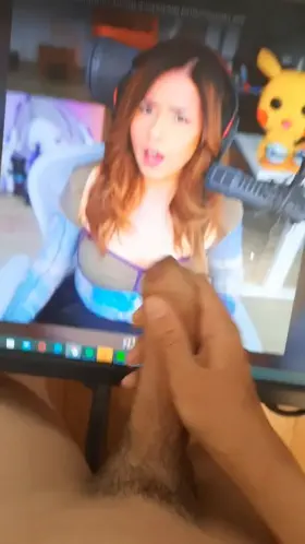 Pokimane couldn't believe I came on her face