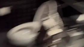 Facialized by white cock in the party’s bathroom