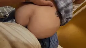 A littel fun in the busy Aeropostale dressing room.