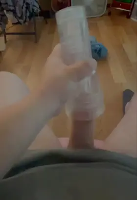 Oops, didn’t mean to cum this much😅