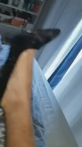 Showing off the heels