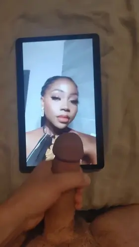 Another request for Christos N. Love cumming on her sexy lips~