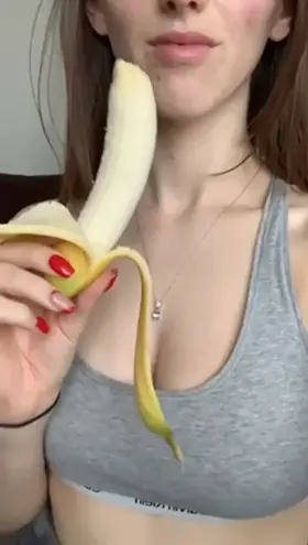 Practicing to give you my first blowjob