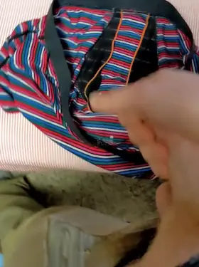 Anybody else use underwear as a cum rag?