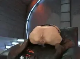 Intense fucking machine squirting