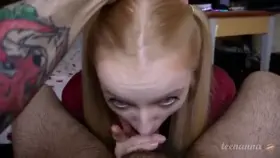 Cute Young Blonde Anna Is An Aspiring Deepthroat Diva