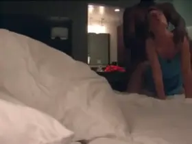 Blonde wife gets her cheeks clapped by BBC