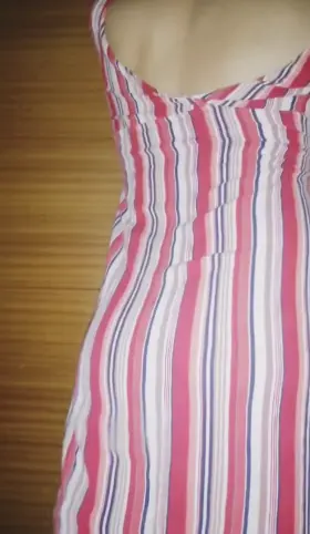 showing off what's under my dress ;)