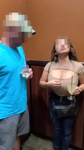 As Requested, Allowing A Stranger To Fondle My Asian Boobs