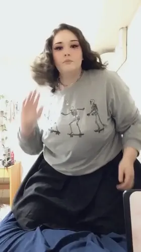 stripping out of my cute outfit 💕