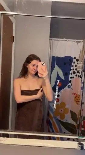 Uh oh.. I seemed to have dropped my towel. Could you maybe pick it up for me? And eat my pussy while your down there?